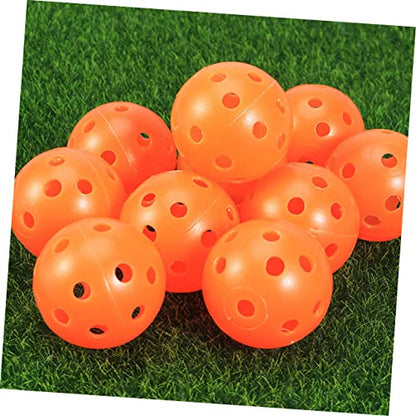 Indoor Golf Practice Balls Durable Hollow Design for Consistent Flight for Golfing and Space Use