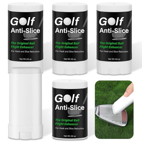 Halloscume 4 Pcs Golf Anti-Slice Anti-Slick Stick Compound for Clubs Boosts Distance and Increases Accuracy Gift for Golfer Supply - style: Regular Style