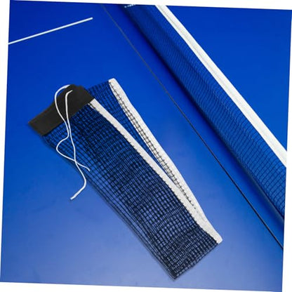 POPETPOP Retractable Table Tennis Net with Dense Mesh for Ball Retention Easy Setup and Storage Portable Training and Suitable for Indoor and