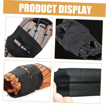INOOMP 4pcs Baseball Glove Wraps Elastic Band for Catcher Gloves High Elasticity Design to Maintain Shape and Stability for Youth and Adult Baseball Players