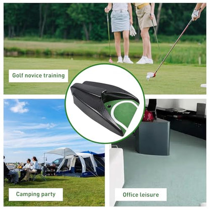 Golf Ball Return Putting Unit, Automatic Return Machine, Indoor Golf Putting Hole, Battery-Powered Practicing, Suitable for Practicing at Home, Office, Yard, Party