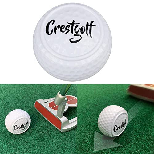 Youngy Flat Shaped Golf Ball Putting Training Aid Portable Golf Practice Ball Lightweight Golf Training Balls Accessories