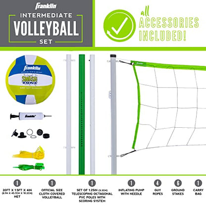 Franklin Sports Intermediate Volleyball Set - style: Intermediate