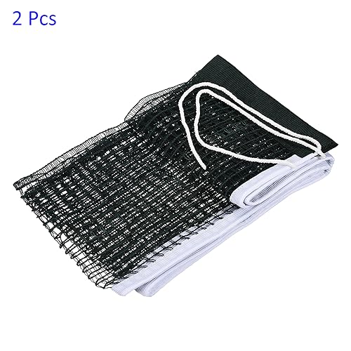 M METERXITY Table Tennis Net Replacement - Ping-Pong Net String Tension Equipment Polyester Cotton Apply to Standard Table - color: Green