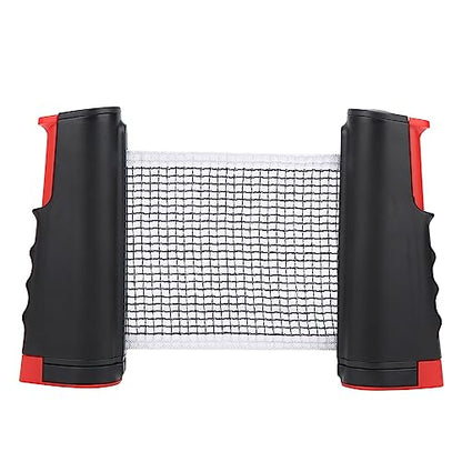 LIZEALUCKY Retractable Portable Table Tennis Net Telescopic Grid Racket for Outdoor Sports