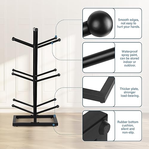 Basketball Organizers Metal Ball Storage Rack Sports Storage for Indoor Outdoor