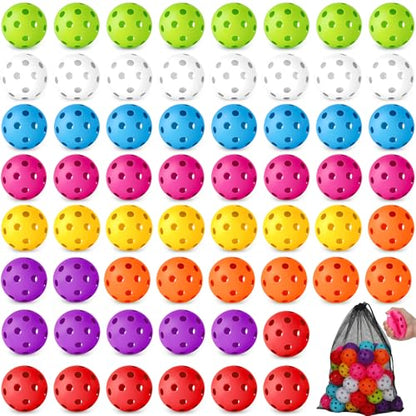 Mototo 12/30/60 Practice Baseballs for Hitting, 2.8 Inch Plastic Soft Baseballs for Practice Lightweight Soft Ball Hollow Training Softball for Sport Pitching Batting