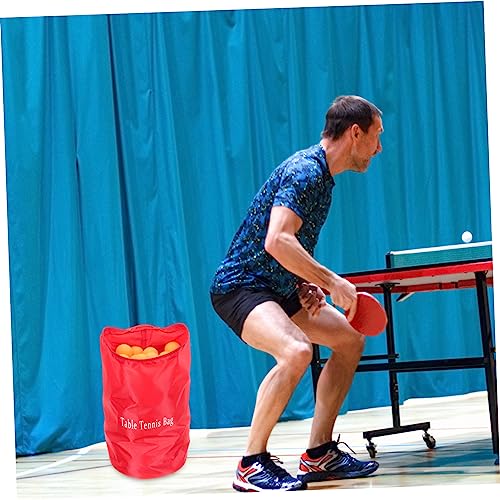 Abaodam Portable Pingpong Ball Holder Bag Zipper Sports Ball Organizer for Table Tennis Lightweight and Convenient Carrying for Training and Games