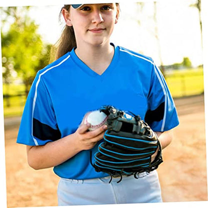 Outanaya 2Pcs Baseball Glove Wrap Band Elastic Reusable Glove Fixing Strap for Maintaining Shape and Pocket Formation Durable Baseball Accessories