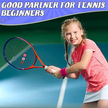 Leitee 30 Pcs Cute Tennis Dampener Funny Tennis Racket Vibration Racquet Dampener Soft Silicone for Sport Gift, Assorted Designs