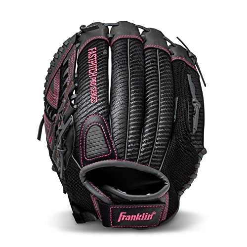 Franklin Sports Girls Softball Glove-Women's Windmill Fastpitch+Slowpitch Softball Glove-Right and Left Hand-Adult - color: Pink, size: 12"