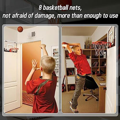 8 Pcs Mini Basketball Nets Replacement for 8"-10.25" Basketball Rims Nylon Small Basketball Hoop Net