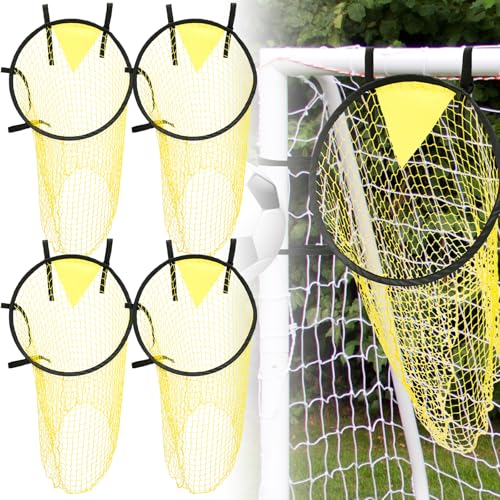 Football Target Net, 16" Easy-to-Attach Soccer Goal Net, Soccer Target Goal for Shooting Training, Improves Accuracy, for Shooting Accuracy Training, Fits Most Standard Goals