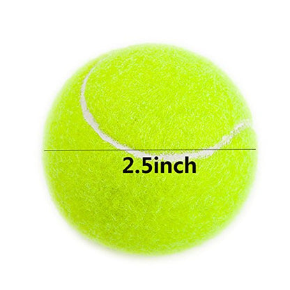 Practice Tennis Balls, Standard Training Exercise Tennis Balls, Rubber Balls for Beginners, Pack of 15