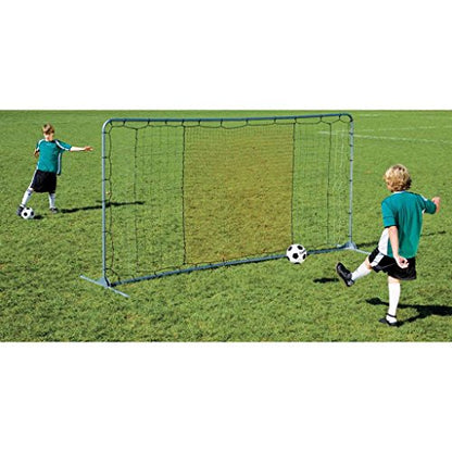 Franklin Sports Soccer Rebounder - Tournament Steel Rebounding Net - Perfect for Backyard Practice and Training - 12' x 6' & 6' x 4' - style: 12' x 6' - Silver