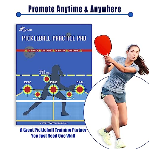 Pickleball Practice Pad & Poster - Dink Master Rebounder for Indoor/Outdoor Training - size: 1PCS