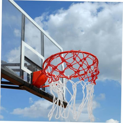 Toddmomy 2pcs Heavy Duty Basketball Net Thick Outdoor Basketball Frame Replacement and Wear-Resistant Fits Standard Hoops for Indoor and Outdoor Use