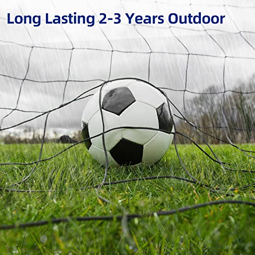Soccer Backstop Net, High Impact Barrier Net, Nylon Practice Sports Netting 10x20ft/10x30ft/10x40ft (Installation Rope Included) - size: 15x30ft