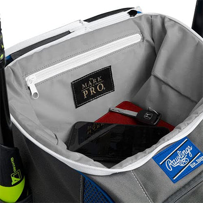 Rawlings | IMPULSE Backpack Equipment Bag | Baseball/Softball | Multiple Styles - color: Royal