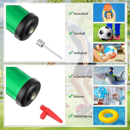 Reginary 10 Pcs Ball Pump for Sports Balls Pump with Needle and Extension Hose Bulk for Basketball Football Soccer Volleyball