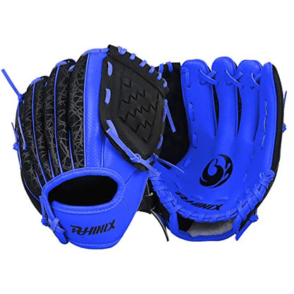 PHINIX Baseball Glove Tee-Ball Mitts for Kids Play & Training 8.5"-9"