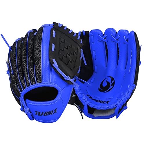 PHINIX Baseball Glove Tee-Ball Mitts for Kids Play & Training 8.5"-9"