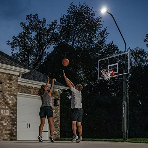 Silverback LED Basketball Hoop Light Illuminates Backboard, Rim, and Court and Fits Square Silverback and Goaliath In-Ground Hoops