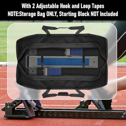 Sorandy Starting Block Carry Bag, 39.4x16.1x6.3in Water Proof Portable Large Oxford Fabric Duffel Bag with Comfortable Handle for Travel Camping Picnic Sports Equipment