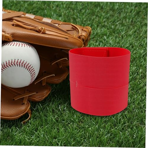 DECHOUS Glove Wrap Band for Softball Baseball Strap to Keep Pocket Formed Fit Durable Material Red Color for