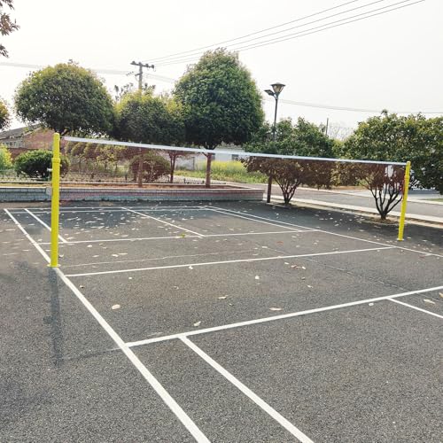 8ft Professional Volleyball Net,Indoor Volleyball Net Outdoor Heavy Duty Volleyball Net Systems, Portable Adjustable Height 5'1"-8', for Backyard School Grass