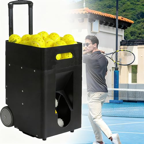 Portable Pickleball Training Machine With Adjustable Speed, Height And Frequency, 40-Ball Capacity, Removable Battery, 4-Hour Battery Life, Suitable For Multiple Modes Of Pickleball Training Equipment