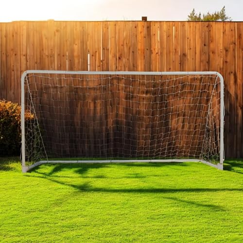Folding Soccer Goal (12'x6',10'x6',7'x5'), Portable, Light Weight, Steel Frame, Easy to Carry, Perfect for Solo/Team Practice Training, Three Sizes - size: 10' X 6'
