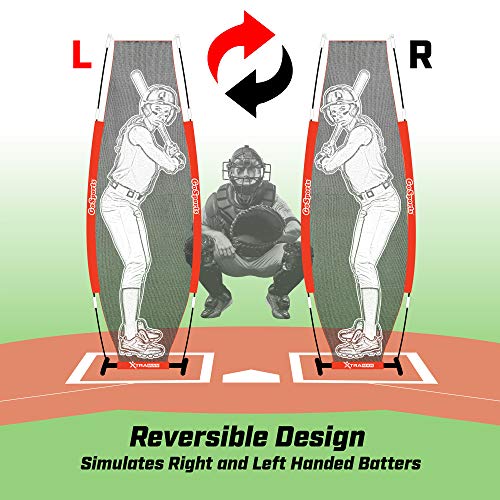 GoSports Baseball & Softball Xtraman Dummy Batter Pitching Training Mannequin - Practice Pitching Aid for Improved Accuracy and Safety - style: Softball