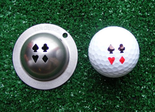 Tin Cup Golf Ball Marking Stencil - color: Vegas Nights