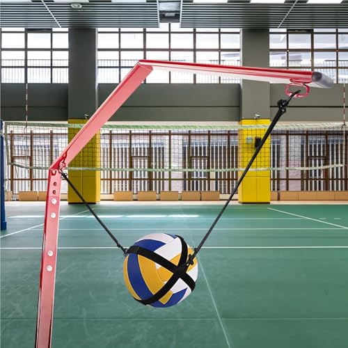 Volleyball Spike Trainer 1Set Volleyball Trainer Nylon Strap Improve Skills Hitting Spiking Serving Home Gym Use Training for Beginners Solo Training