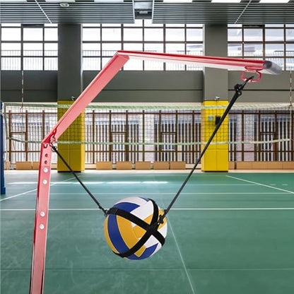 Volleyball Spike Trainer 1Set Volleyball Trainer Nylon Strap Improve Skills Hitting Spiking Serving Home Gym Use Training for Beginners Solo Training