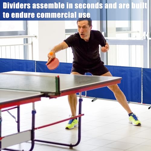 4 Pack Pickleball Barrier - Reusable Portable Ball Barrier Net & Table Tennis Training Barrier for Effortless Ball Retrieval, Court Surround & Home Practice