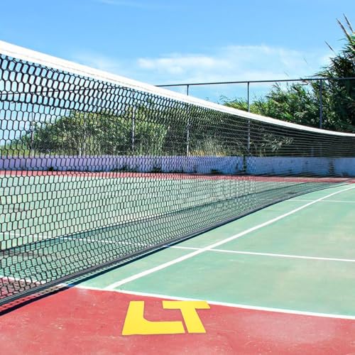 Kisangel 12pcs Court Marking Kit Durable Wind Resistant Lines for Easy Outdoor Sports Boundary Layout for Basketball Soccer Other Games Weatherproof User Friendly Design