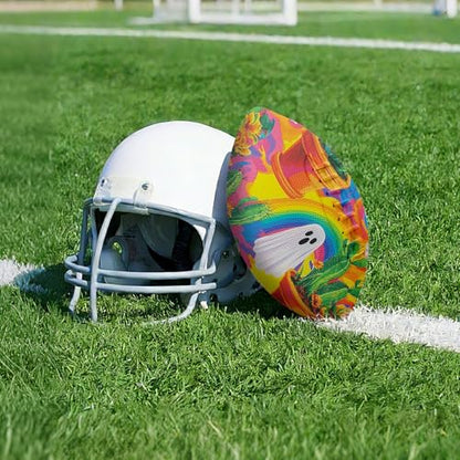 American Football, Official Size 11.9 x 7.3 Inch, Premium Composite Leather High-Grip Ball with Pro-Style Lacing, Unique Prints for Training, Games & Gifts - color: Ghost Cactus
