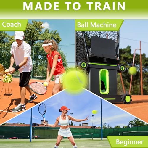 Tennis Balls,8/18/40/90 Pack Training Tennis Balls Practice Balls with Mesh Bag for Easy Transport, Pet Dog Playing Balls, fit for Beginner Training Ball