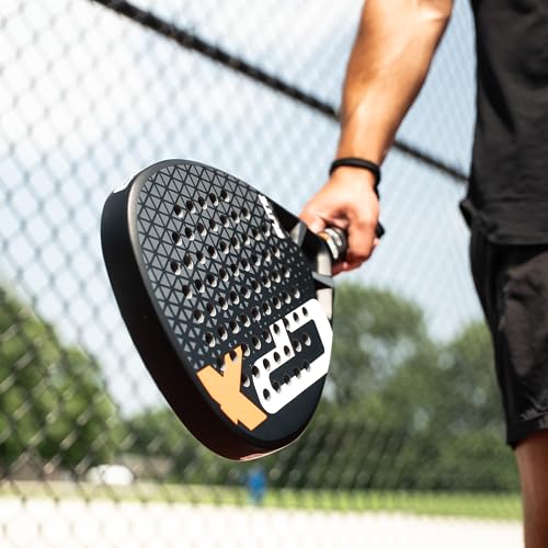 CPX Padel Paddle - Pro-Level Carbon Surface for Power & Control - Lightweight, Balanced Design for Competitive Play