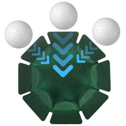 HOW TRUE 2 PCS All-Direction Golf Putting Cup Golf Practice Hole Cup Surface Flocking for Office Indoor Outdoor Practicing