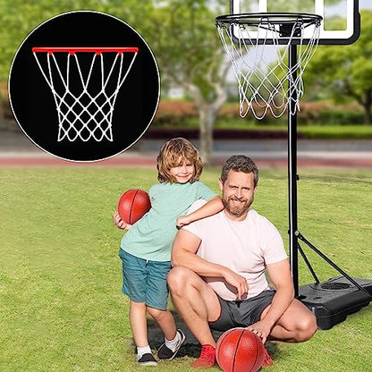 8 Pcs Mini Basketball Nets Replacement for 8"-10.25" Basketball Rims Nylon Small Basketball Hoop Net