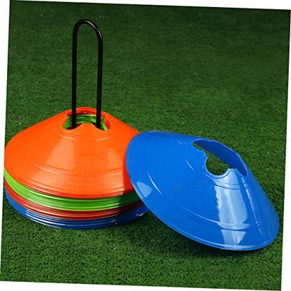 VANZACK 10pcs Football Training Markers Durable Pe Training Signs for Soccer Basketball and Sports Drills Versatile Marking Discs for Outdoor Activities