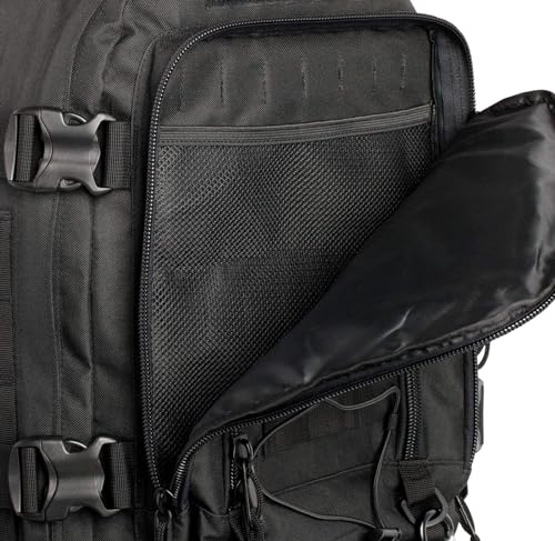 Miramrax Tactical Backpack Military Army Daypack - Assault Pack for Men Molle Backpacks Bug Out Bag 3 Day Pack for Hiking Camping Travel Hunting Rucksack Trekking Black - color: Black