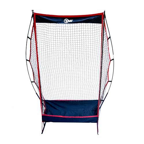 TAG Portable Football Kicking Net with Longsnapper Target, 4 Punting Targets, Ball Catch System, Sets Up in Minutes, No Tools Required with Travel Bag