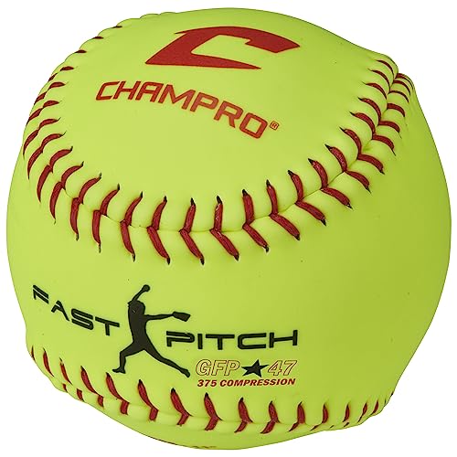 Champro Recreational Fast Pitch Softballs with Durahide Cover 12 PK - size: 11"