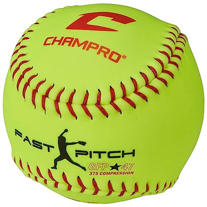 Champro Recreational Fast Pitch Softballs with Durahide Cover 12 PK - size: 11"