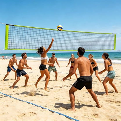 Backyard Tennis Net, Mesh Replacement Sports Net, 240.16x27.56 Inches Badminton Tennis Practice Nets, Durable Outdoor Game Court Barrier, Portable Patio Beach Sports Nets, Camping School Use Accessory