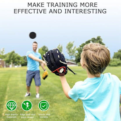 Softball Pitching Spinner, Overhand Throwing Trainer with Instant Spin&Release Feedback, Official 12" Size - color: Black